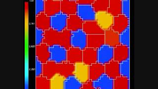 Delta Notch Patterning Simulation [upl. by Lemart]