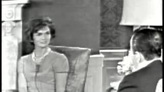 March 24 1961  New First Lady Jacqueline Kennedy interviewed by Sander Vanocur [upl. by Adohr16]