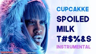 Cupcakke  Spoiled Milk Instrumental with Lyrics [upl. by Menides]