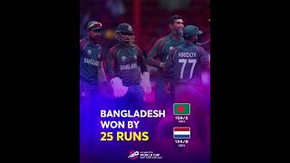 Bangladesh vs Netherlands Highlights T20 world cup 2024 [upl. by Asillim]