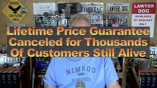 Lifetime Price Guarantee Canceled for Thousands of Customers Still Alive [upl. by Anit215]