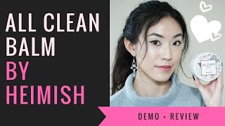 Heimish All Clean Balm  Review  Demo [upl. by Annehcu249]