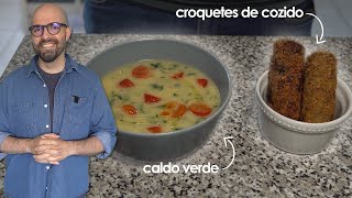 Croquetes de Cozido e Caldo Verde apto para utilizadores do Twitter [upl. by Choong280]