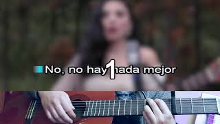 Amor completo  Mon Laferte  karaokeGuitar [upl. by Atsillac]