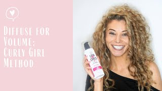 How I Diffuse Get big voluminous hair without the frizzusing LUS [upl. by Chapel]