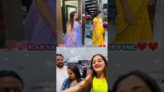 ❤️Bindass kavya Karvachouth shopping😍bindasskavya bindasskavyavideo kavyashorts song ytshorts [upl. by Inneg]