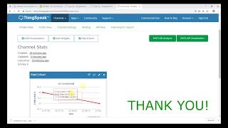 How to send data to thingspeak with ESP01  AT COMMANDS  Arduino projects [upl. by Zaob]