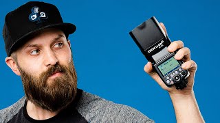 SPEEDLIGHT TUTORIAL  HOW TO USE THE GODOX V860II  Flashpoint Zoom R2 TTL Lithium Ion [upl. by Altis]