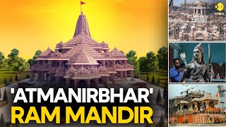 Ram Mandir inauguration Ayodhyas Ram Mandir to be Atmanirbhar with 70 green cover  WION [upl. by Seftton]