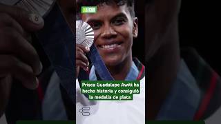 ¡Medalla histórica para México Prisca Awiti gana medalla de plata para México en judo [upl. by Collyer]