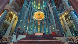 Experience La Sagrada Familia Like Never Before 4K HDR Inside Walking Tour [upl. by Cindee]