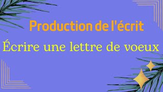 Comment écrire une lettre de voeux Passerelle كيف تكتب رسالة تهنئة [upl. by Ilyssa97]