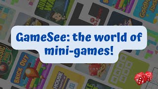 Introducing Mini games  GameSee [upl. by Ylreveb]