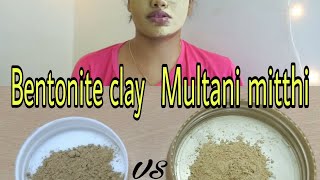 Bentonite clay and multani mitthi FullersEarth difference beautyadda 2017 [upl. by Eellah56]