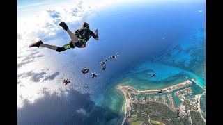 Skydiving over the Bahamas  Best jumps of 2018 [upl. by Adnoryt]