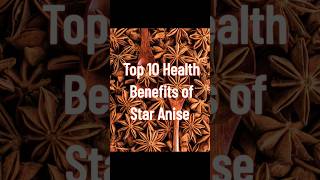 Top 10 Health Benefits of Star Anise [upl. by Llerrut]