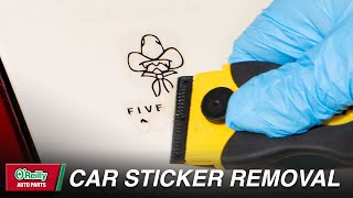 How To Remove a Sticker From Your Car [upl. by Monahan270]