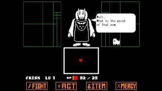 UNDERTALE  What happens when Toriel kills you on hard mode  ending [upl. by Lisk338]