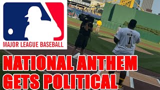 Activist sings National Anthem at Pirates game DESTROYED for changing words to make it political [upl. by Eiba]