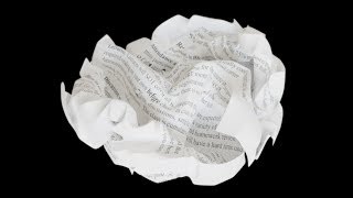 Create Crumpled Paper Fast Blender Tutorial [upl. by Leirraj232]