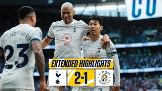 TOTTENHAM HOTSPUR 21 LUTON TOWN  PREMIER LEAGUE EXTENDED HIGHLIGHTS [upl. by Yslek]