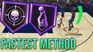 HOW TO GRIND DEADEYE AND BLINDERS IN NBA 2K24  FASTEST METHOD [upl. by Yramanna21]