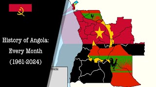 The Modern History of Angola Every Month 19612024 [upl. by Brett]