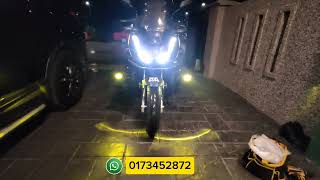 Adv 160 install spotlight motowolf [upl. by Zaraf]