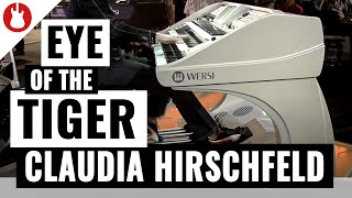 Musikmesse 2012  Claudia Hirschfeld bei WERSI  Teil 2  Live Eye of the Tiger [upl. by Teodorico]