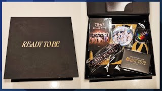 TWICE 5th World Tour quotReady To Bequot JAPAN Osaka Ticket Upgrade Box Unboxing [upl. by Zared]