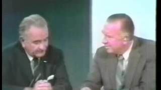 Apollo 11 The Space Program and World Peace  LBJ with Walter Cronkite at Apollo 11 Launch [upl. by Demmy]