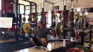 Dmitry Klokov  press snatch grip  sots press  120 kg 264 lb [upl. by Ruffin]