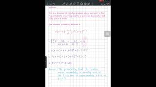 BINOMIAL DISTRIBUTION [upl. by Anitsua816]