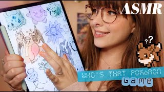 ASMR ✏️ Drawing ☆YOUR☆ Favourite Pokémon 𝔾𝔸𝕄𝔼  Relaxing iPad Sketching amp Writing Sounds [upl. by Leonsis67]