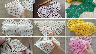 LACES  Incredible simpler different pattern crochet LACE DESIGN ideas viral fashion [upl. by Farrell]