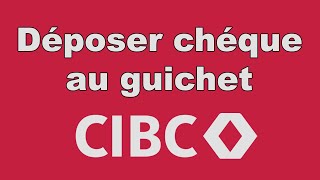 Comment déposer un chèque au guichet automatique chez CIBC [upl. by Auhsoj]