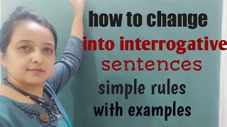 interrogative sentences  how to change into interrogative sentence kaise banate hai [upl. by Shipp695]