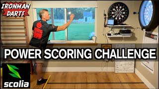 Power Scoring on Ironman Darts featuring Scolia Darts System [upl. by Zebapda]