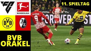 BVB  SC Freiburg  11 Bundesliga Spieltag  BVB Spieltagsorakel🔮💛🖤 [upl. by Atikkin]