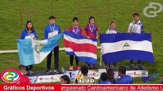 Premiacion IV Campeonato Centroamericano de Atletismo U13 y U15 [upl. by Aliac]