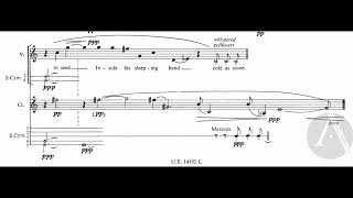 Birtwistle  Ring a Dumb Carillon 1965 with score [upl. by Griselda126]