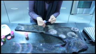 DIY LEGGINGS DE NEBULOSA  GALAXY LEGGINGS [upl. by Archambault]