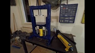 Enerpac SCR154H Homemade Press [upl. by Amund600]