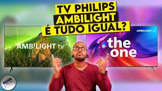 TV PHILIPS AMBILIGHT 2023  PUG7908 VS PUG8808  O QUE MUDA [upl. by Aratas]