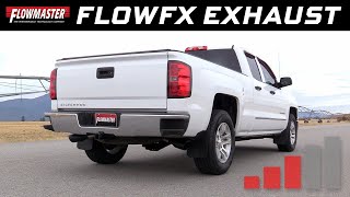 201419 GM SilveradoSierra 1500 53L  Flowmaster FlowFX Catback Exhaust 717869 [upl. by Shantee335]