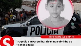 Tio tira a vida de sobrinho de 14 anos lamentável direto do local e detalhes aqui Luto news [upl. by Etnohc]