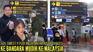 SOS SWEET BIKIN BAPER FUJI DAN AISAR BERTEMU DIBANDARA PESAWAT [upl. by Arreip]