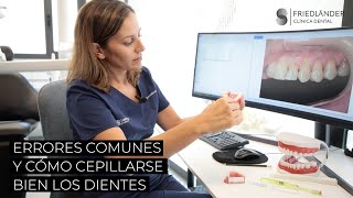 Cómo cepillarse bien los dientes errores más comunes [upl. by Shirah]