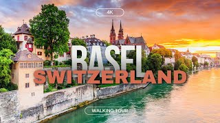 Basel Switzerland  Walking Tour4K [upl. by Annua107]