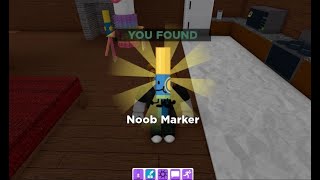 How to get NOOB marker in FIND THE MARKERS Roblox  MICROWAVE CODE  UPDATED 2024 [upl. by Krystyna]